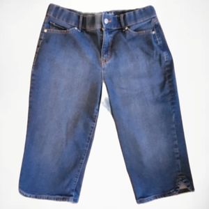 Skimmer Capris Slimming Effect Gloria Vanderbilt Mwdium Wash